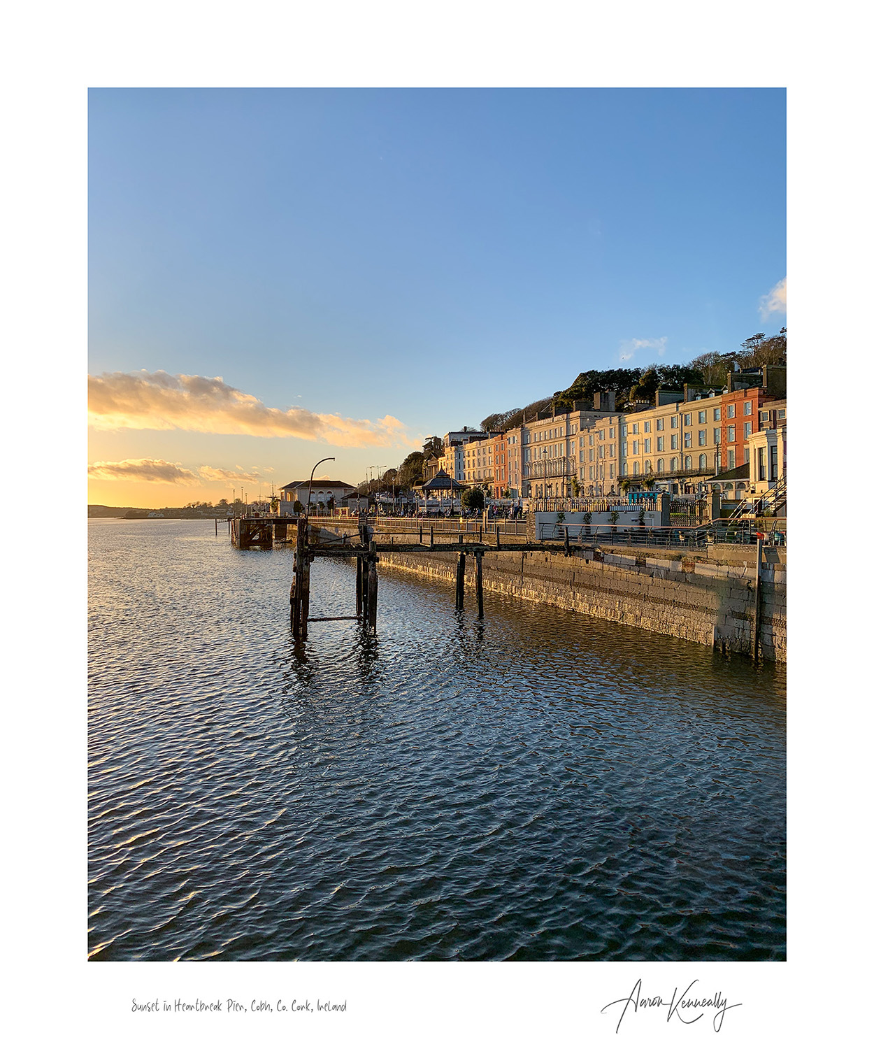 Sunset at White Star Line Pier, Cobh, Co. Cork, Ireland