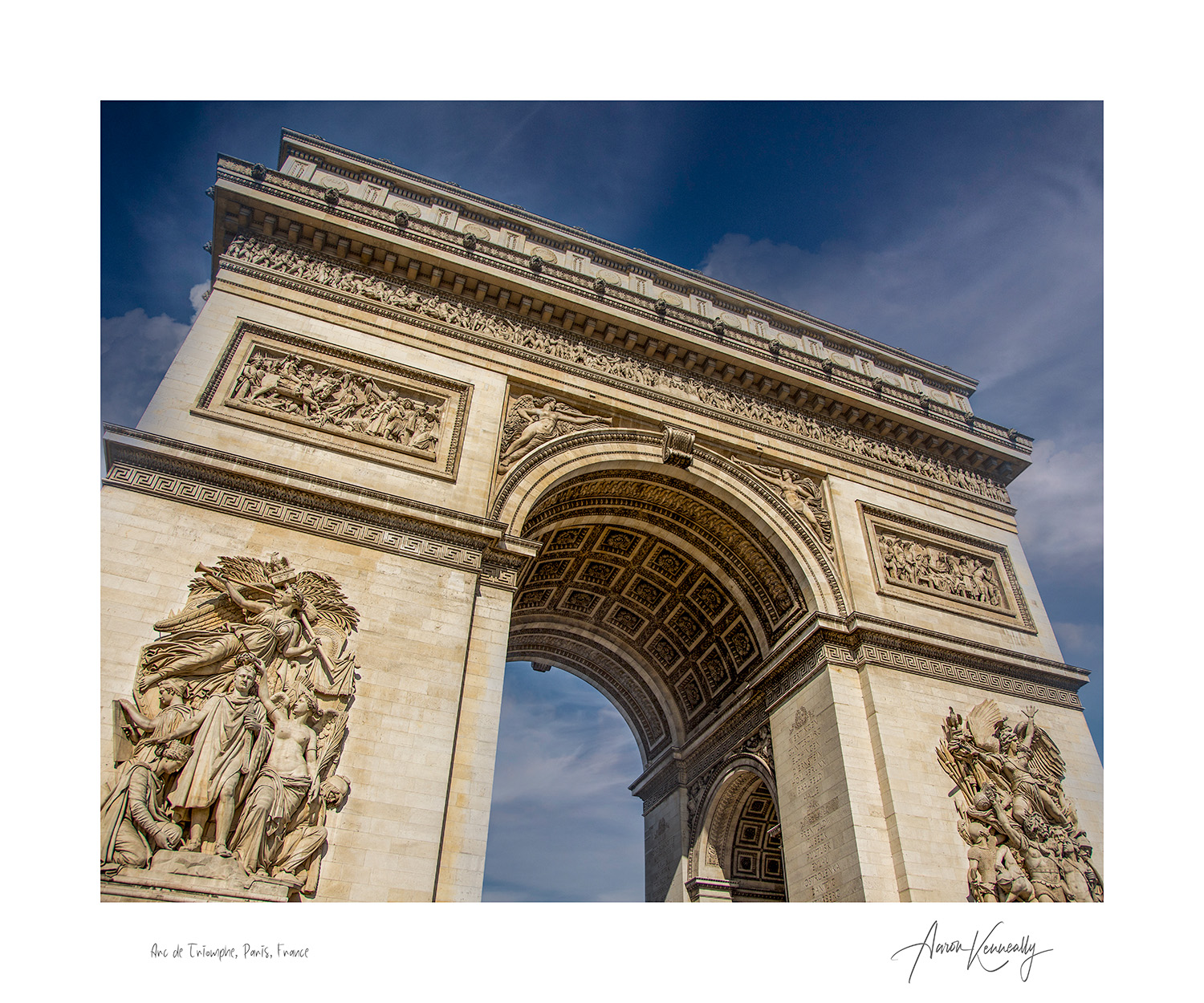 The Arc de Triomphe, Paris, France