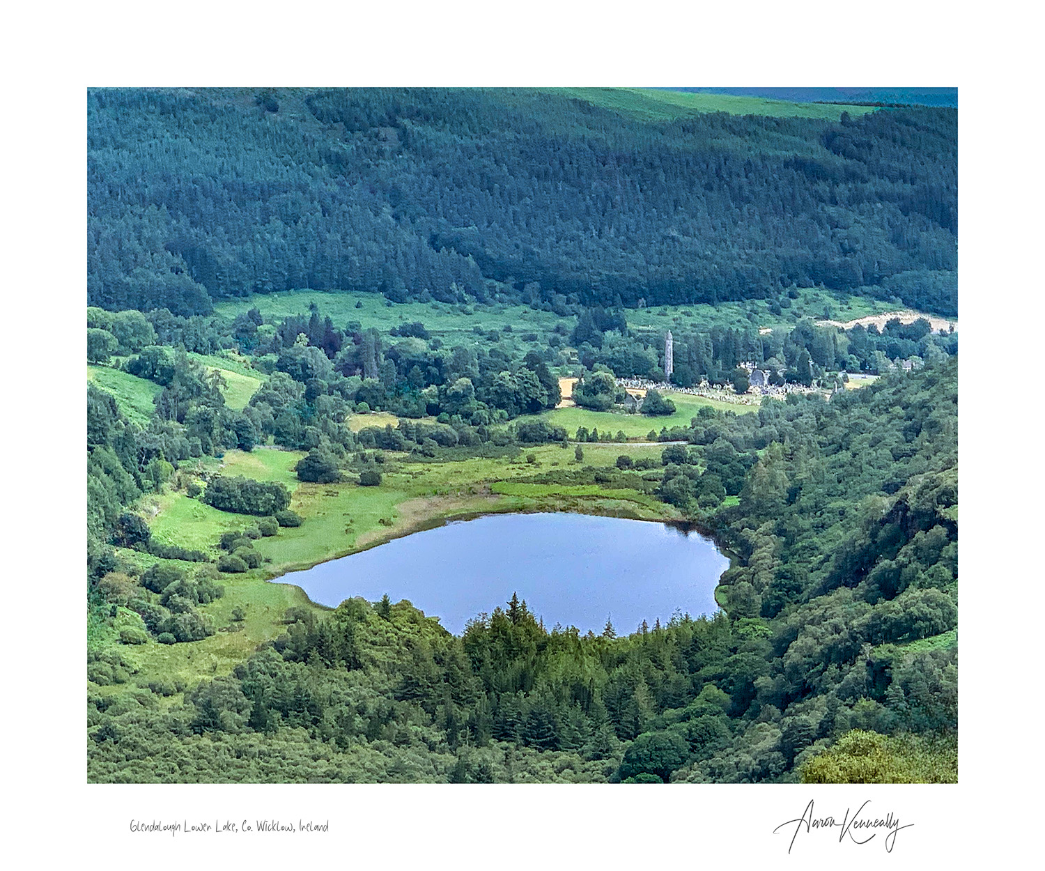 Glendalough Lower Lake, Co. Wicklow, Ireland