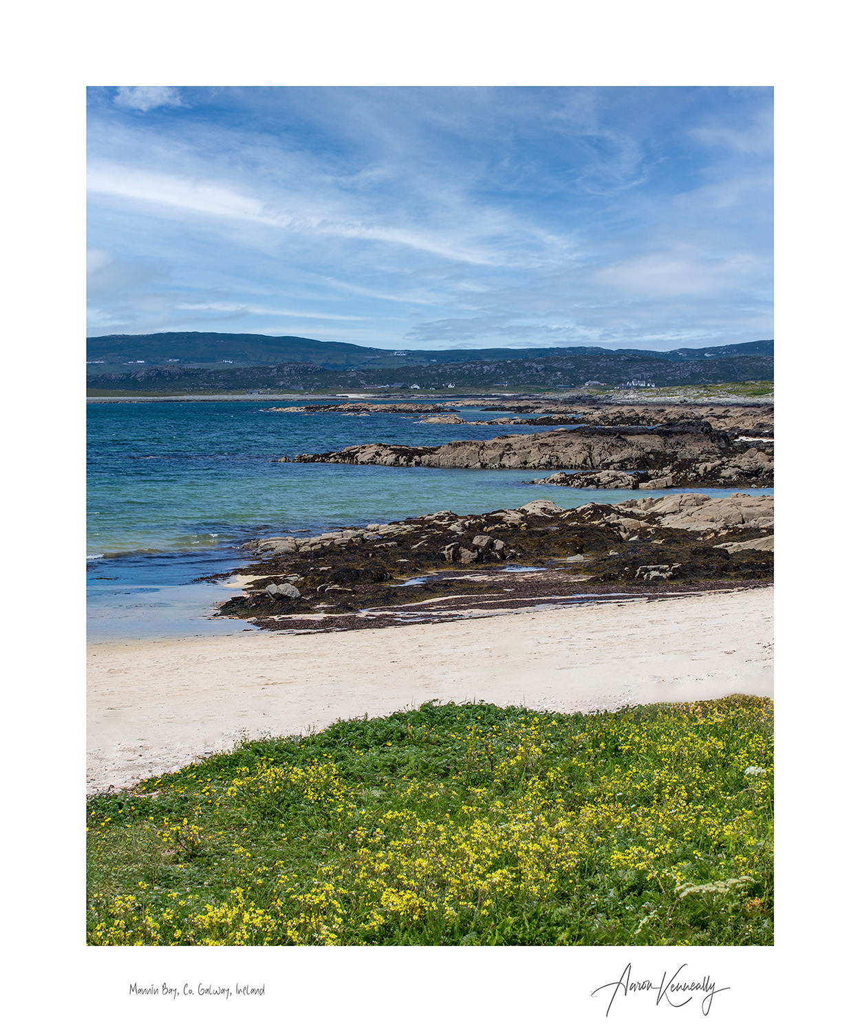 Mannin Bay Bluewater Beach, Co. Galway, Ireland